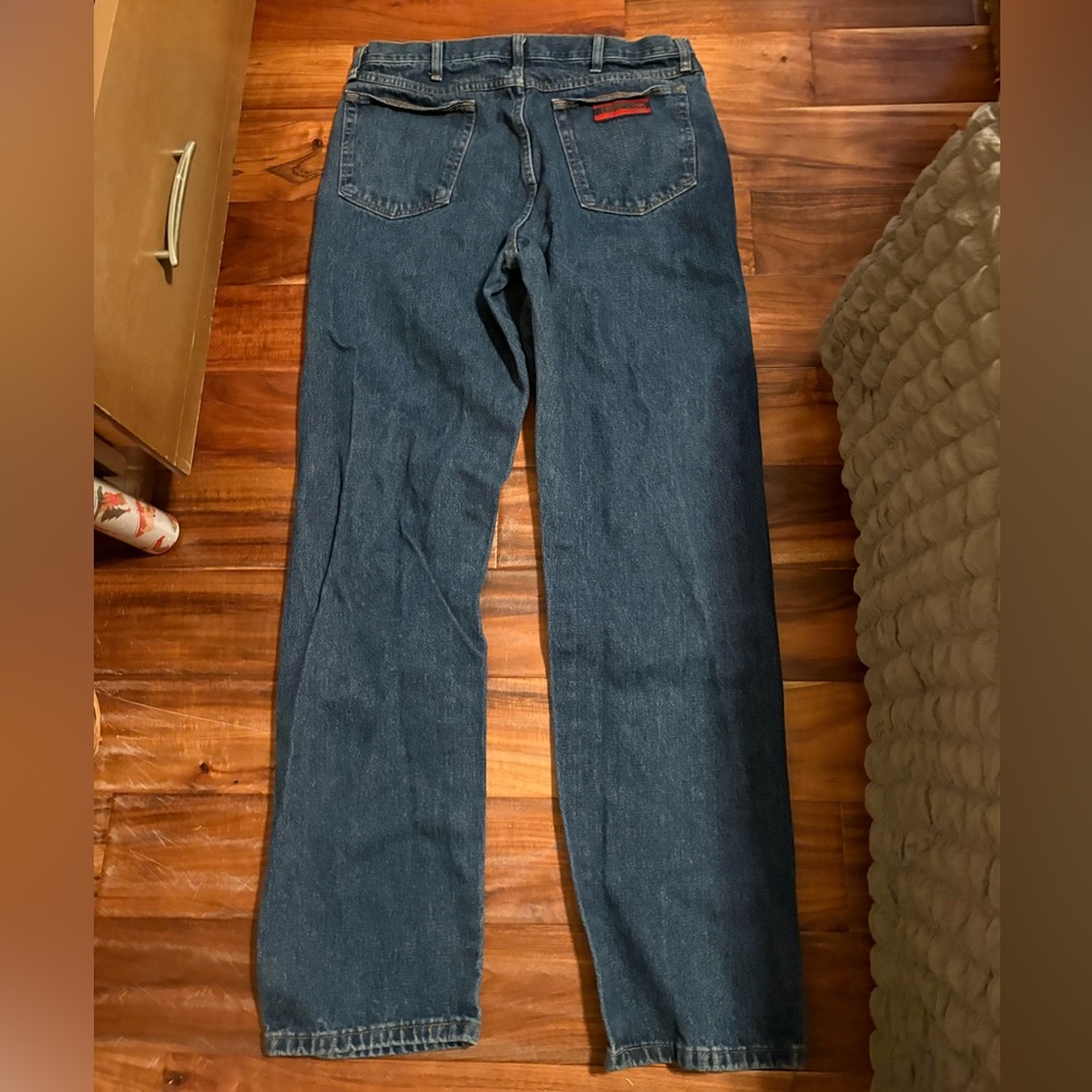 Men’s 20X Dark Wash Straight Leg Jeans Size 30x27 Cowboy Western‎ (0288)